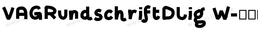 VAGRundschriftDLig W字体转换